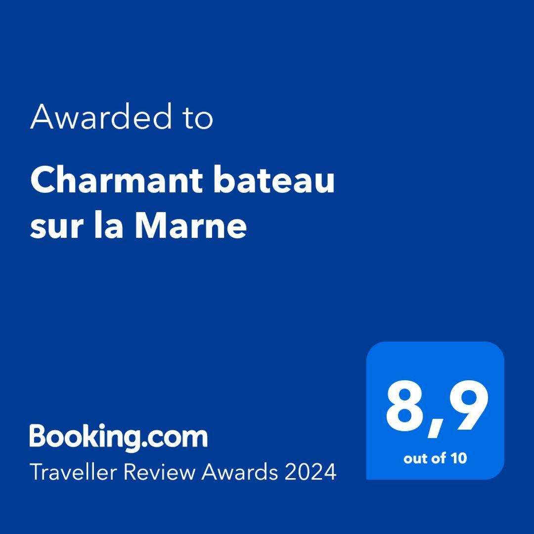 Charmant Bateau Sur La Marne La Ferte-sous-Jouarre Luaran gambar